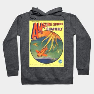 Airplane vs Sky Squid Comic Cover Hoodie